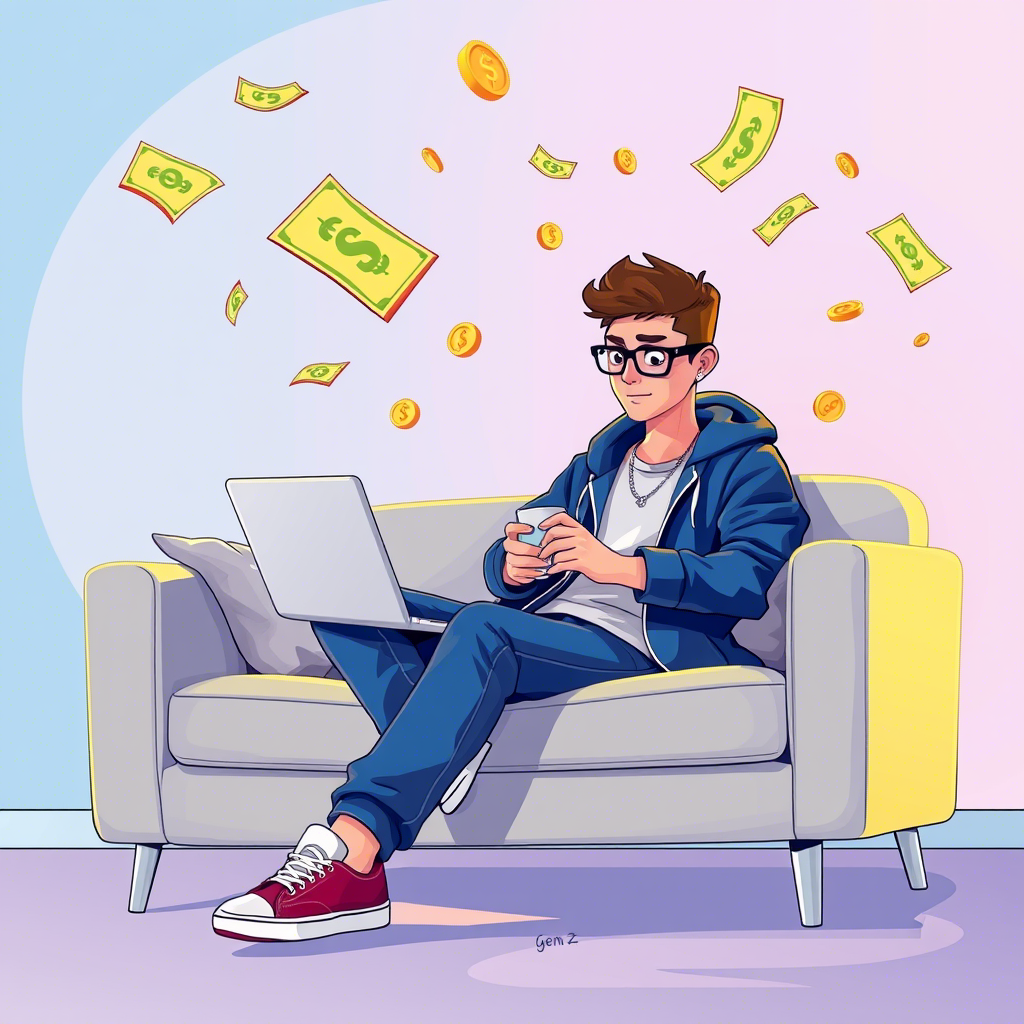 Gen Z earning passive income with Massive Passive Profits Software