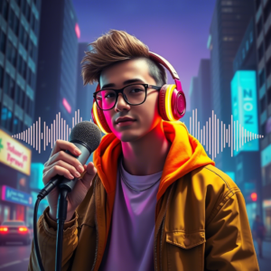Gen Z podcaster, profitable side hustle, modern podcasting